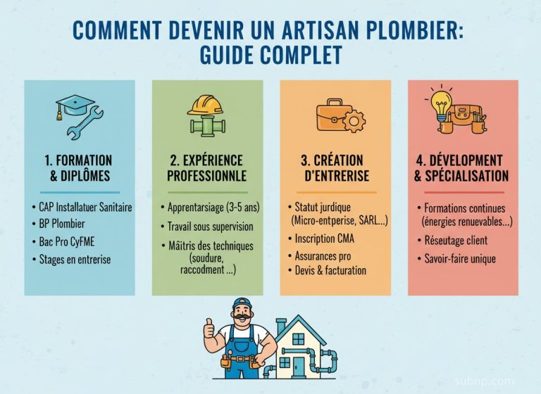 Comment devenir un artisan plombier : guide complet