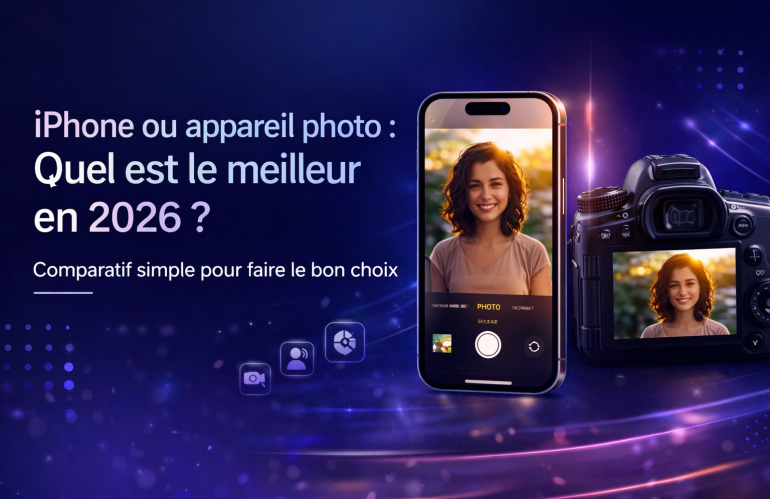 iPhone ou appareil photo : Quel est le meilleur en 2026 ?